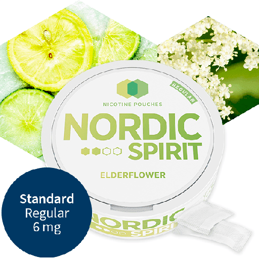 Nordic Spirit Nicotine Pouches Elderflower 6mg