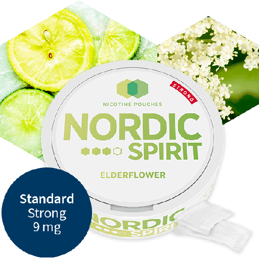 Nordic Spirit Nicotine Pouches Elderflower 9mg