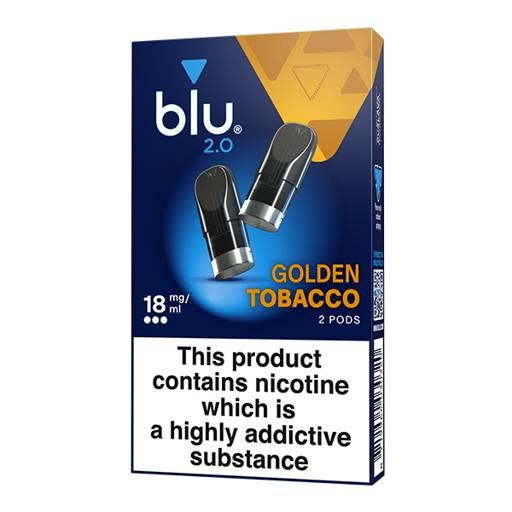 Blu 2.0 Prefilled Pods Golden Tobacco 18mg