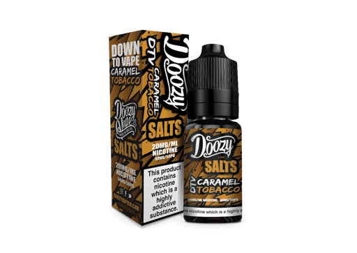 Doozy Salts Nicotine Salt E-Liquids Caramel Tobacco 20mg