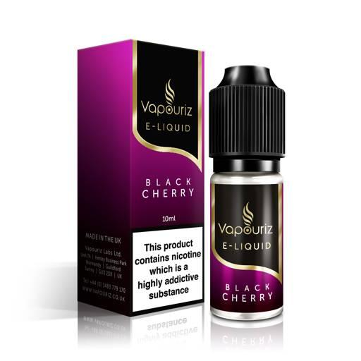 Vapouriz Premium E-liquids - Zero Nicotine (0mg) Black Cherry 