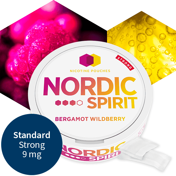 Nordic Spirit Nicotine Pouches Bergamot Wildberry 9mg